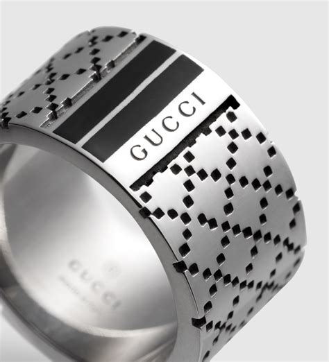 mens gucci ring silver|luxury silver rings for men.